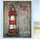 Gilde Gallery Bild - Kunstobjekt - Leuchtturm - handgefertigte Metallkunst auf Holz 100 x 75