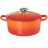 Le Creuset Signature Bräter 18 cm rund ofenrot