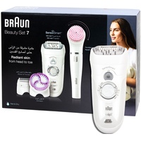 Braun Silk épil 7-885 - Wet&Dry Epilierer mit Rasieraufsatz und FaceSpa Brush