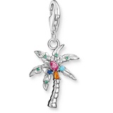 Thomas Sabo Charm-Anhänger bunte Palme silber