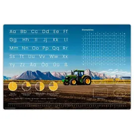 cover-your-desk.de Lernunterlage Traktor Optik" in bunt (L)60 x (B)40 – Gr.: onesize