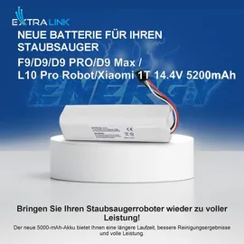 Extralink Ersatzakku für F9 14,4V 5200mAh