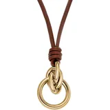 Skagen MODERNE STAK Kette braun / Edelstahl
