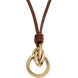 Skagen MODERNE STAK Kette braun / Edelstahl