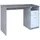 Hti-Living Schreibtisch 120 x 76 cm Beton Weiß