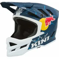 Kini Red Bull dhc 1.0 Downhill helm weiss-türkis-blau, Größe