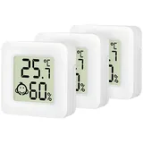 Logilink Thermo-Hygrometer-Set, weiß,