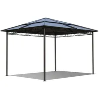 Quick Star Metall Garten Hardtop Pavillon 3x3m Doppelstegplatten Polycarbonat