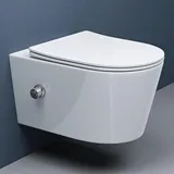 doporro Aachen601 mit WC-Sitz Weiß