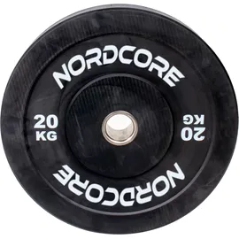 nordcore Bumper Plate 50mm 20 kg schwarz