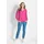 GOLDNER Elegante Viskosebluse mit V-Ausschnitt pink 44