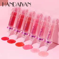 Handaiyan Lip Plumping Booster Sexy Plumper Glitter Red Nude Lippenstift Flüssigkeit Wasserdicht Befeuchten Öl Lipgloss Make-up