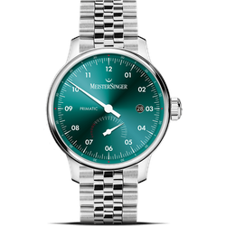 Meistersinger Klassik Primatic PR919 - petrol,silber - 41,5mm