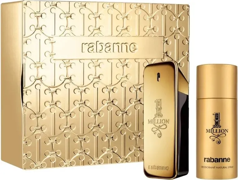 Paco Rabanne 1 Million Geschenkset (Eau de Toilette 100 ml + Deo-Spray 150 ml)