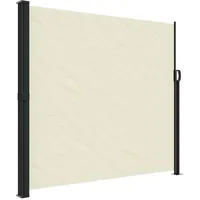 vidaXL Seitenmarkise Ausziehbar Creme 180 x 500 cm