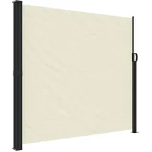vidaXL Seitenmarkise Ausziehbar Creme 180 x 500 cm
