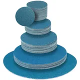 Klingspor Klett-Schleifscheiben für Tellerschleifer und Exzenter-Schleifer Schleifpapier PS 21 FK | Ø 125 mm | ungelocht | 25 Stück | Körnung-Korn: 320