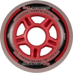 POWERSLIDE Inlineskates-Rollen-Set One Wheels 80mm, Rot/Schwarz/Weiß, 1