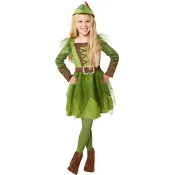 Peter Pan Mädchen Kostüm - Kinder-3-4-Jahre