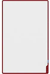 PLAYROOM Whiteboard PET (Polyethylenterephthalat) Rot