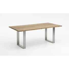 Niehoff Noah Gartentisch 220 x 95 x 76 cm Teak recycelt/weiß