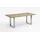 Niehoff Noah Gartentisch 220 x 95 x 76 cm Teak recycelt/weiß