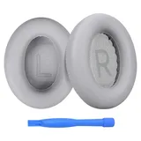 MMobiel Ersatz Ohrpolster für Bose NC700/Bose 700 / Memory- PolyurethanErsatz Ohrpolster -Licht Grau - Grau