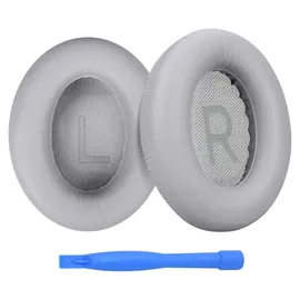 MMobiel Ersatz Ohrpolster für Bose NC700/Bose 700 / Memory- PolyurethanErsatz Ohrpolster -Licht Grau - Grau