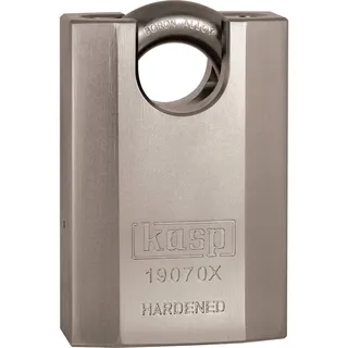 kasp K19070XD Vorhängeschloss 70mm verschieden schließend Silber Schlüsselschloss