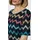 Ragwear Sommerkleid Midikleid Print Blau/Rot/Türkis 42