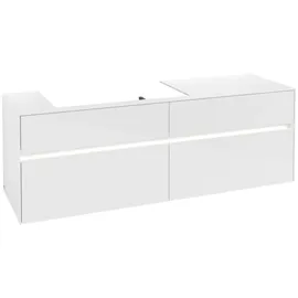 Villeroy & Boch Waschbeckenunterschrank Collaro 4 Auszüge 160 x 54,8 x 50 cm Weiß