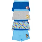 UNITED LABELS Paw Patrol Boxershorts für Jungen - Kinder Unterwäsche Unterhose Boxer (4er Pack) (DE/NL/SE/PL, Numerisch, 122, 128, Regular, Mehrfarbig) - 122-128