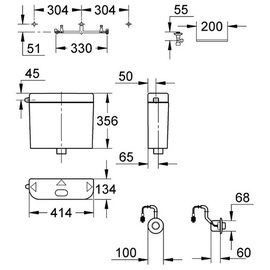 Grohe Start Spülkasten für WC alpinweiß (37406SH0)