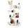 Umbra Pirouette Kosmetik-Organizer Weiß/Gold
