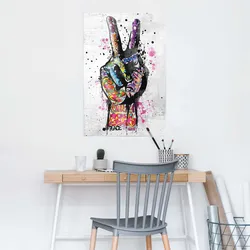 Poster REINDERS "Peace", bunt (farbe bild(er): bunt), B:61cm H:91,5cm T:0,1cm, Papier, Bilder