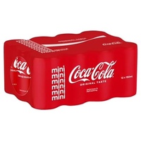 Coca Cola Original Coke (12x150ml Dose)