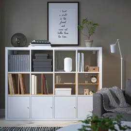 IKEA KALLAX Einsatz mit 1 Boden 33 x 33 cm Weiß