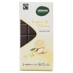 Naturata Chocolat Halbbitter Ingwer-Zitrone bio