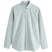 Next Langarmhemd Formelles Regular Fit Langarmhemd (1-tlg) grün 38 (Normallänge)