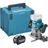 Makita, Fräse, RP 001 GT101 Akku Oberfräse 40 V max. 12 mm Brushless + 1x Akku 5,0 Ah + Makpac - ohne