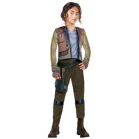 Rubie ́s Kostüm Star Wars Jyn Erso, Offizielles Outfit aus 'Rogue One: A Star Wars Story' braun 128
