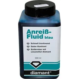 Diamant Anreiß-Fluid Blau 500 ml