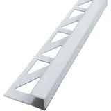 Dalsys Fliesenschiene 2,5m x 10mm Weiß, Kantenschutz