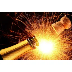 Fototapete PAPERMOON "Champagner-Feier", bunt, B:3,5m L:2,6m, Vlies, Tapeten