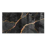 Tulup Bodenschutzplatte Glas 140 x 70 x 0,4 cm Schwarz