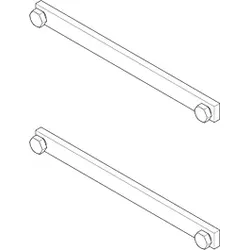 Dornbracht Bleche 195 lang Schraube 0417201010090 roh