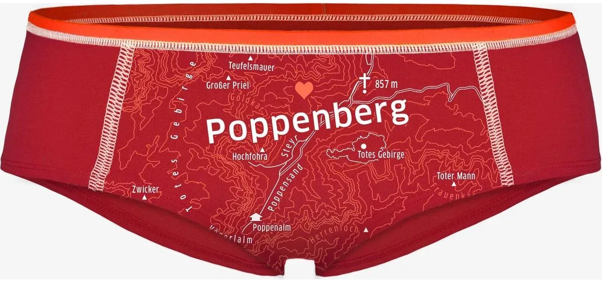Ein schöner Fleck Erde Hipster Poppenberg Karminrot rot 40