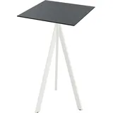 Essentials Infinity Tripod Stehtisch Weiß frame + HPL 70x70 cm