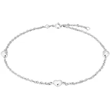Amor Fußkette AMOR "2017449", silber (silberfarben), Fußketten, Damen, Silber 925 (Sterlingsilber), Made in Germany
