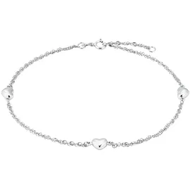 Amor Fußkette AMOR "2017449", silber (silberfarben), Fußketten, Damen, Silber 925 (Sterlingsilber), Made in Germany